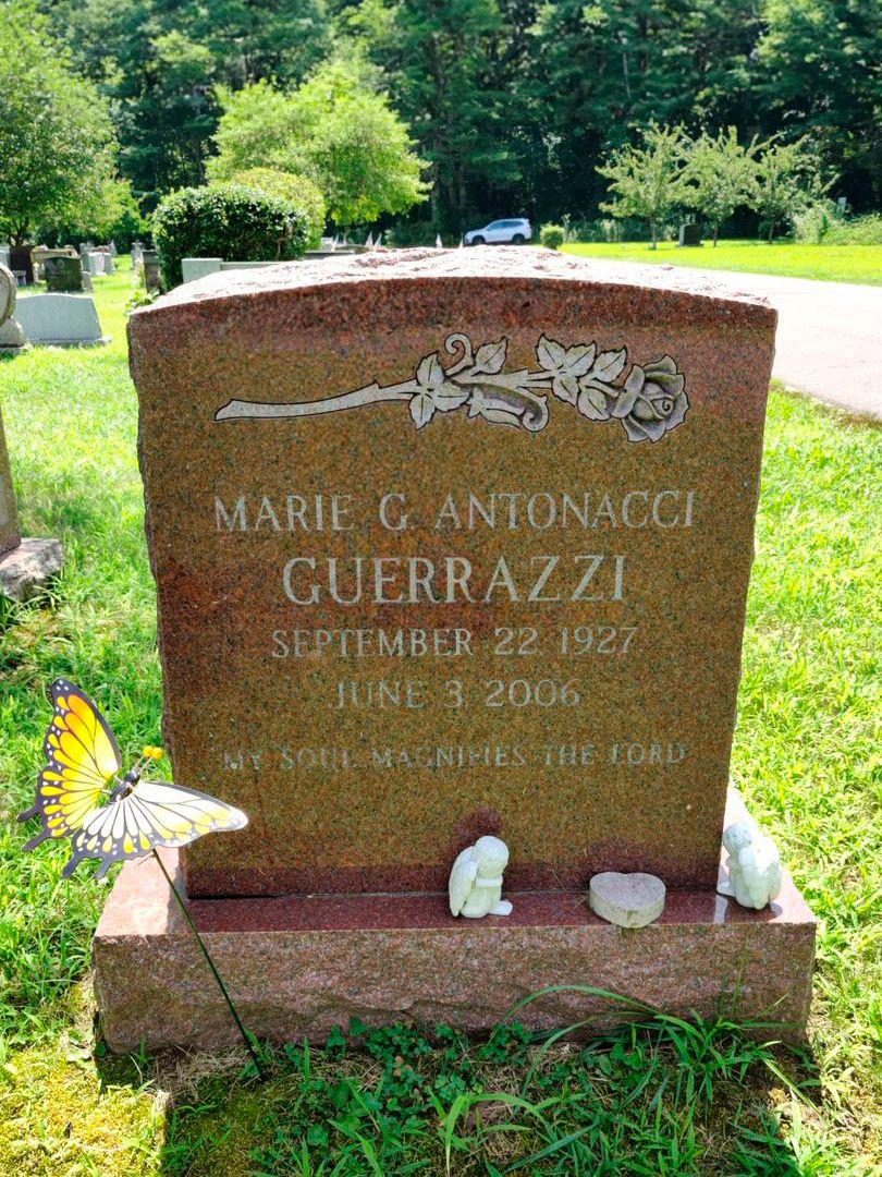 Marie G. Antonacci Guerrazzi's grave. Photo 1