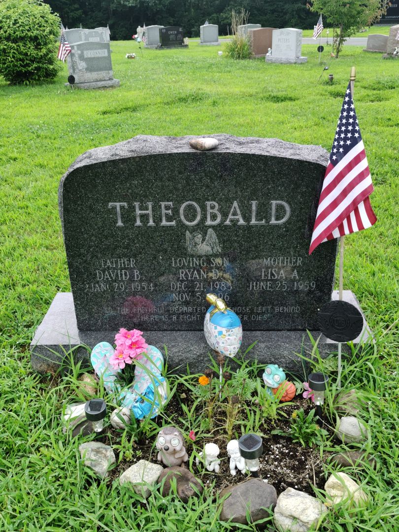 Walter P. Theobald's grave. Photo 1