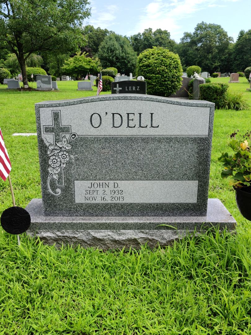 John D. O`Dell's grave. Photo 1