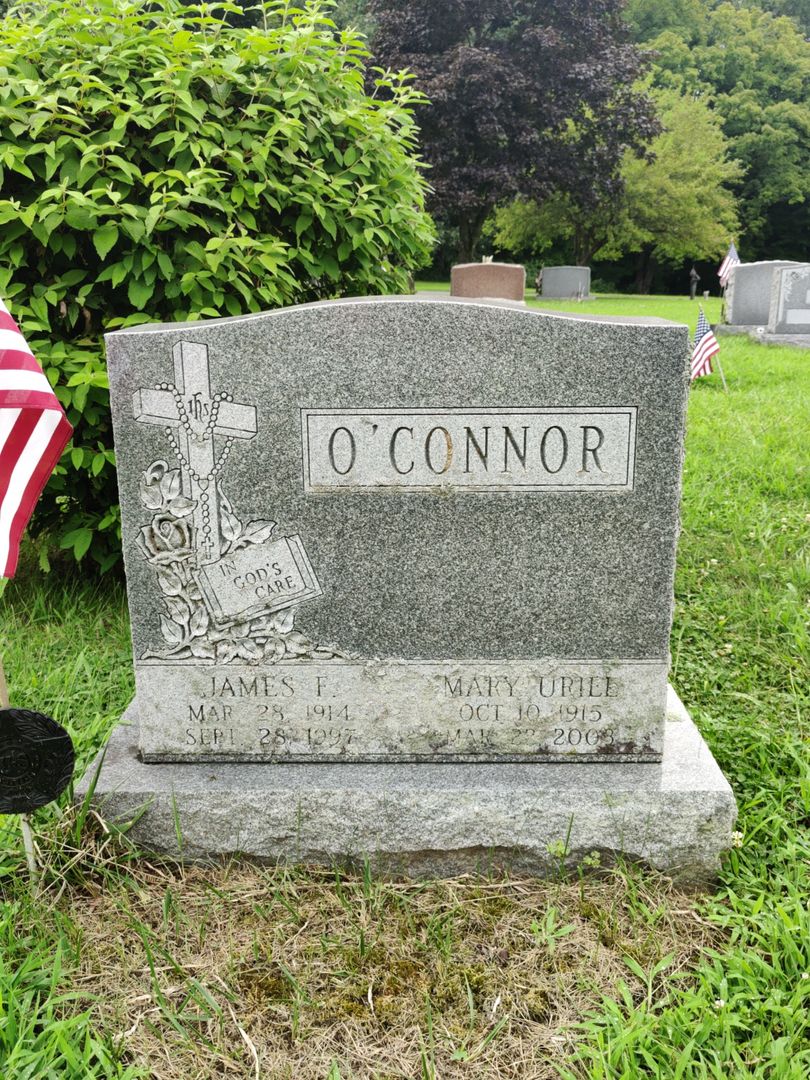 Mary Uriel O`Connor's grave. Photo 1