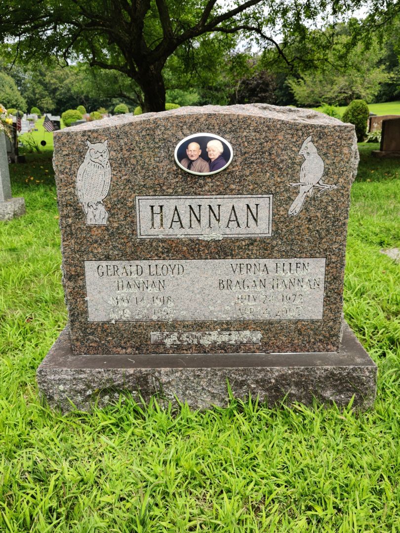 Gerald Lloyd Hannan's grave. Photo 1