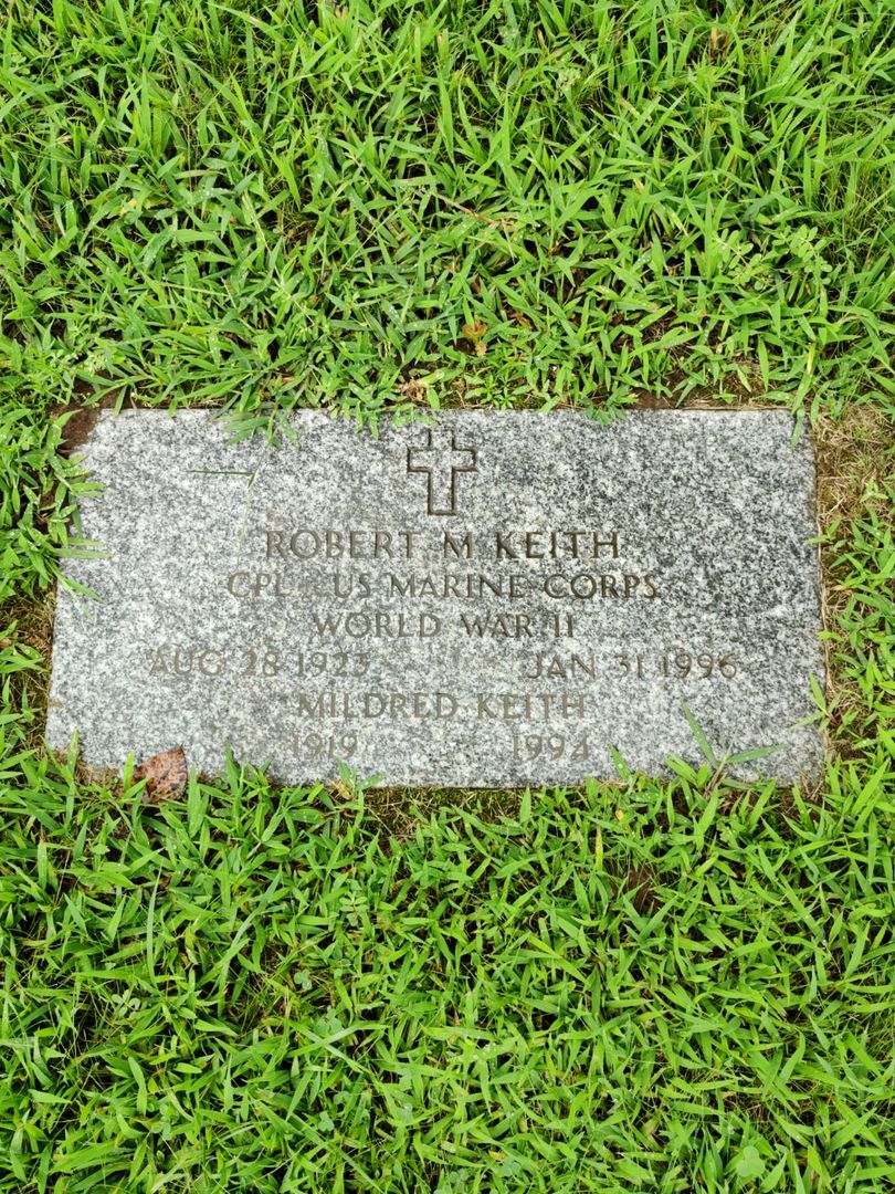 Robert M. Keith's grave. Photo 1