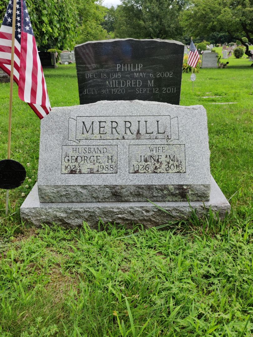 June E. Magnuson Merrill's grave. Photo 1