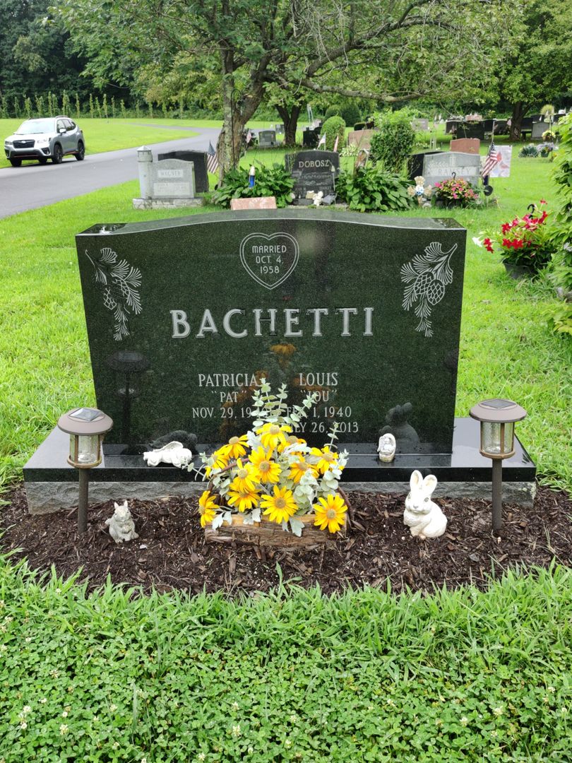 Louis "Lou" Bachetti's grave. Photo 1