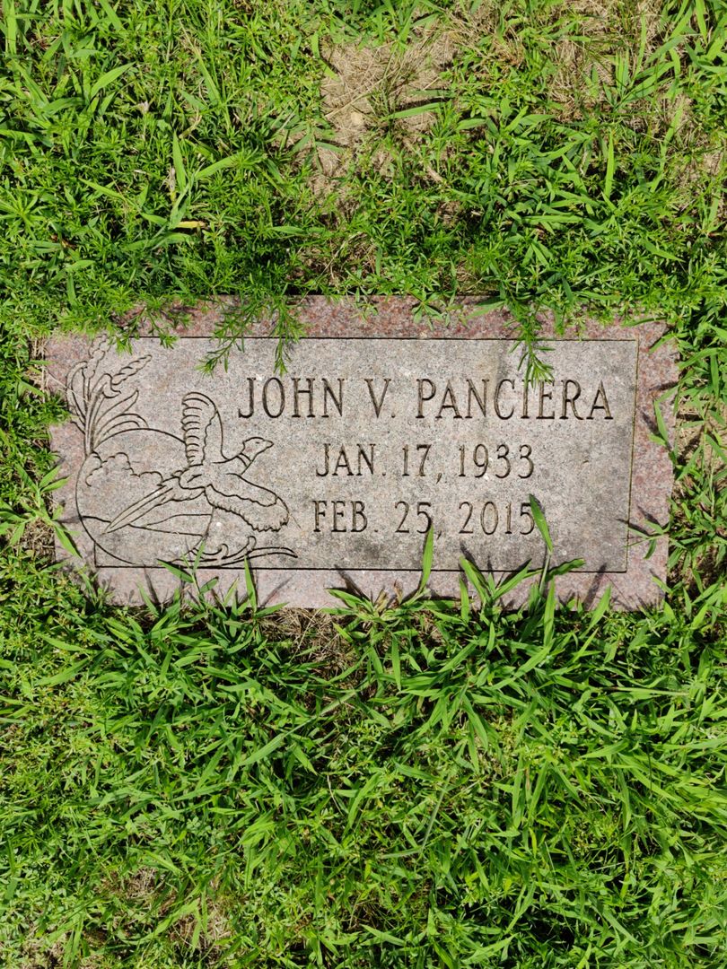 John V. Panciera's grave. Photo 1