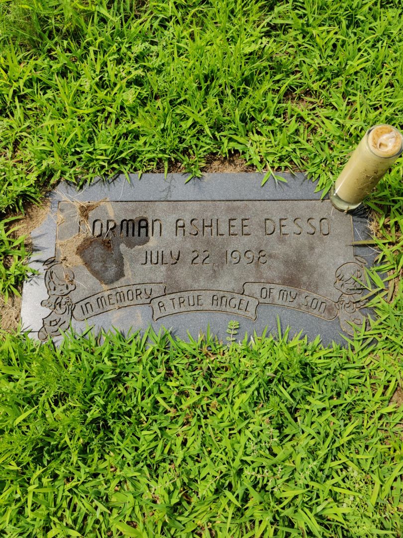 Norman Ashlee Desso's grave. Photo 1